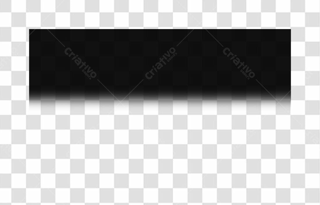 Banner preto e branco PNG com fundo transparente