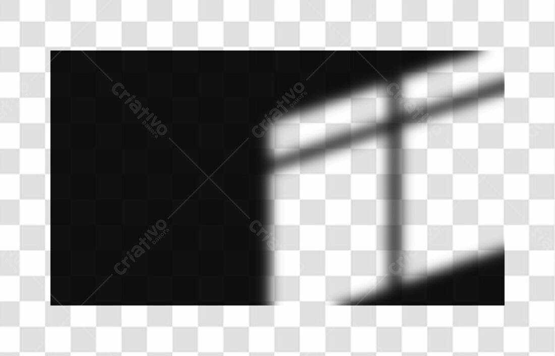 Banner Sombra Janela PNG com fundo transparente