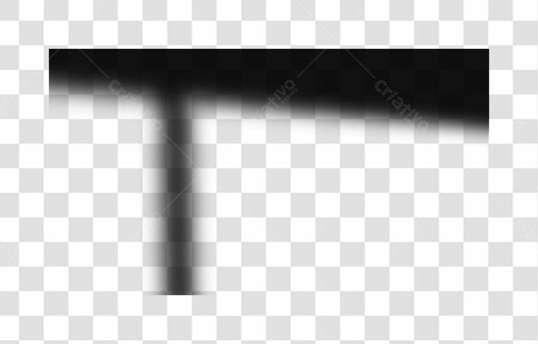 Banner abstrato degradê preto PNG com fundo transparente