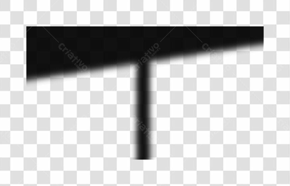 Banner Preto e Branco Abstrato PNG com fundo transparente