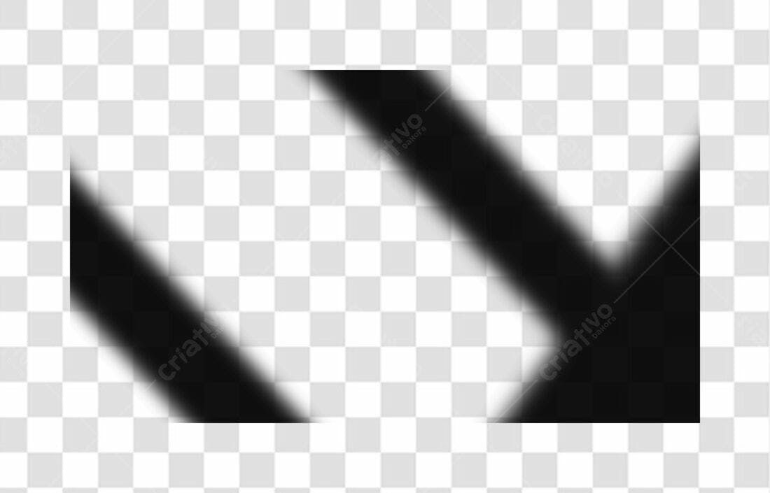 Banner sombra diagonal PNG com fundo transparente