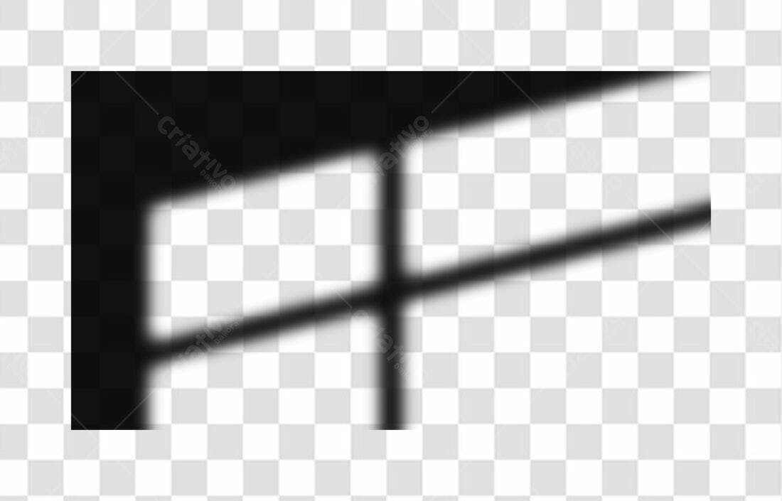 Banner sombra janela PNG com fundo transparente