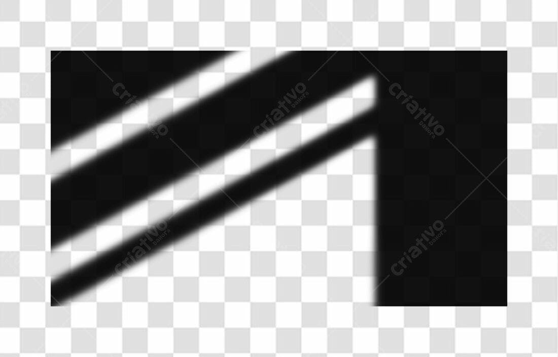 Banner PNG com fundo transparente sombras geométricas