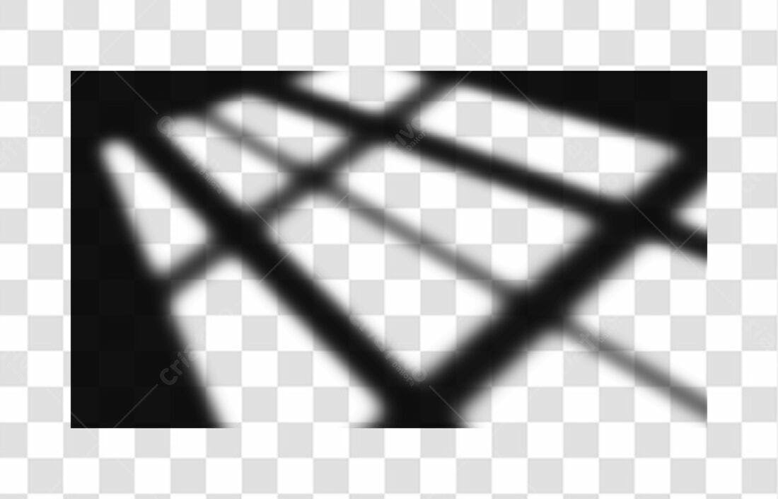 Sobreposição de sombras PNG com fundo transparente