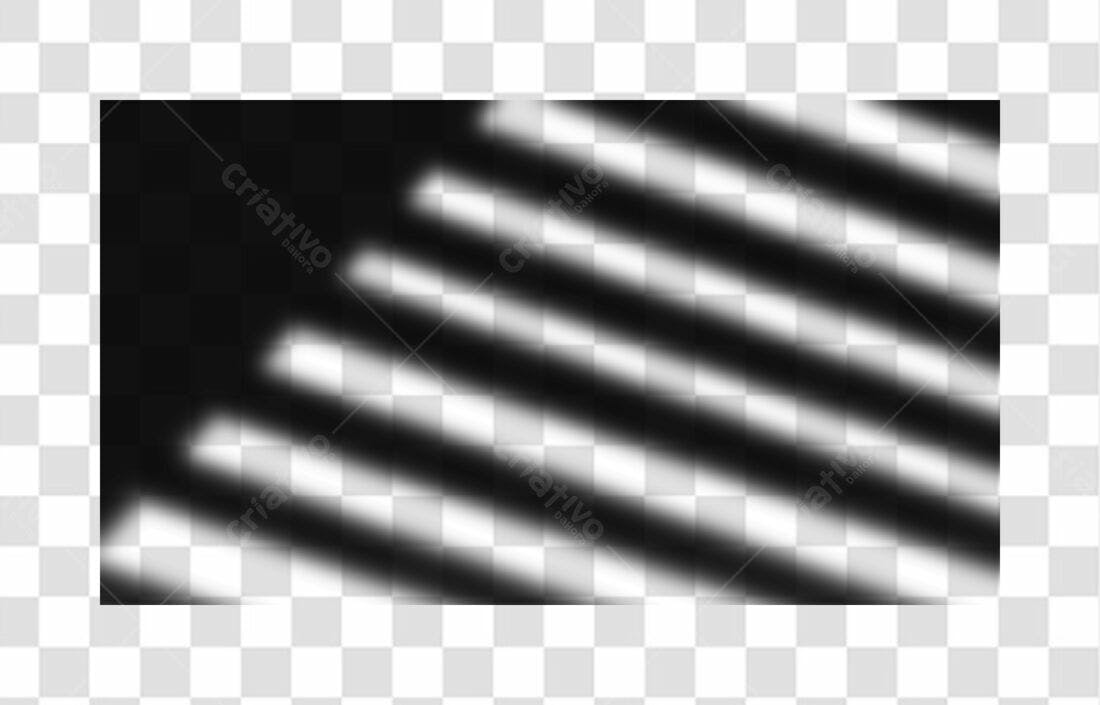 Banner sombras em preto e branco PNG com fundo transparente