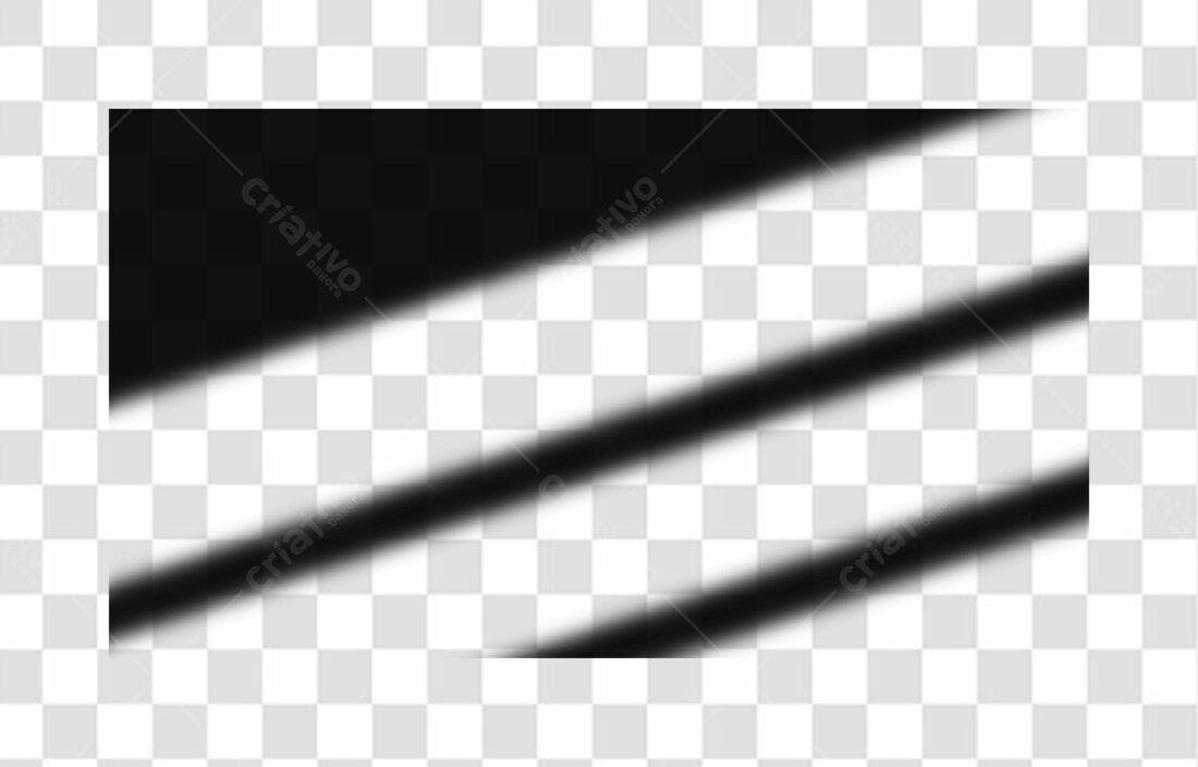 Banner abstrato preto e branco PNG com fundo transparente