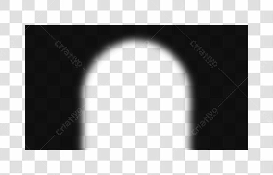 Banner moldura arco PNG com fundo transparente