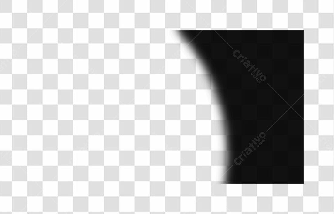 Banner preto e branco PNG com fundo transparente