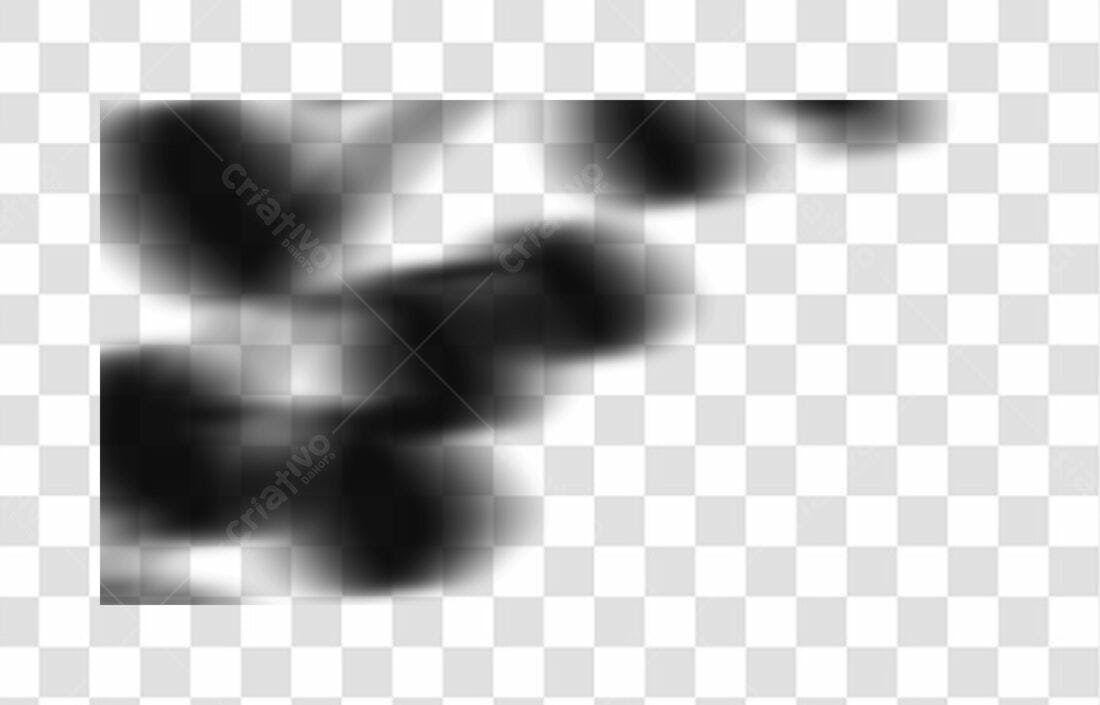 Banner abstrato em PNG com fundo transparente