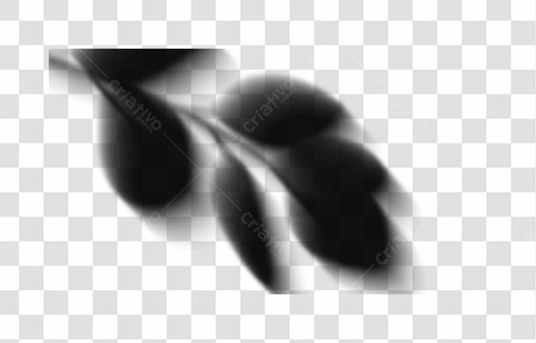 Sobreposição de sombras PNG com fundo transparente