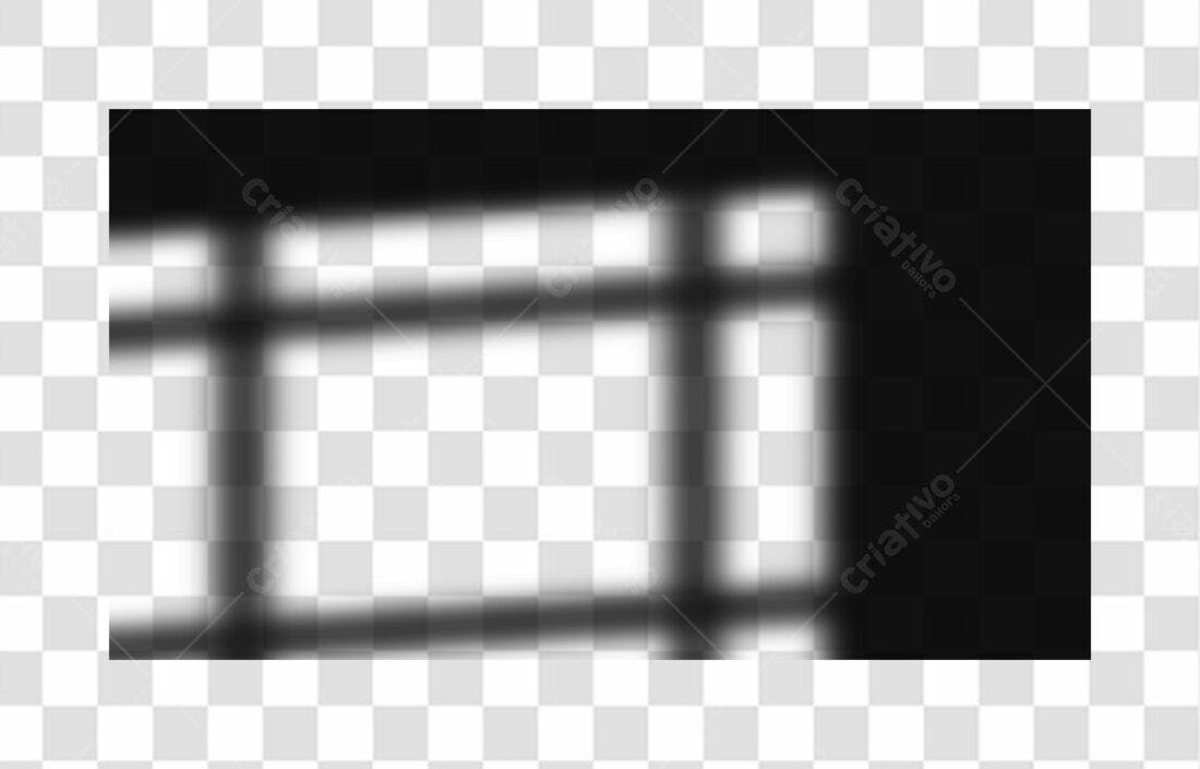 Banner sombra janela PNG com fundo transparente