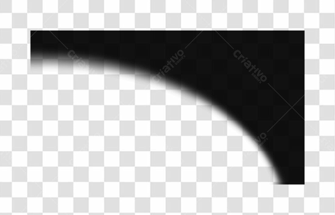 Banner preto degradê PNG com fundo transparente