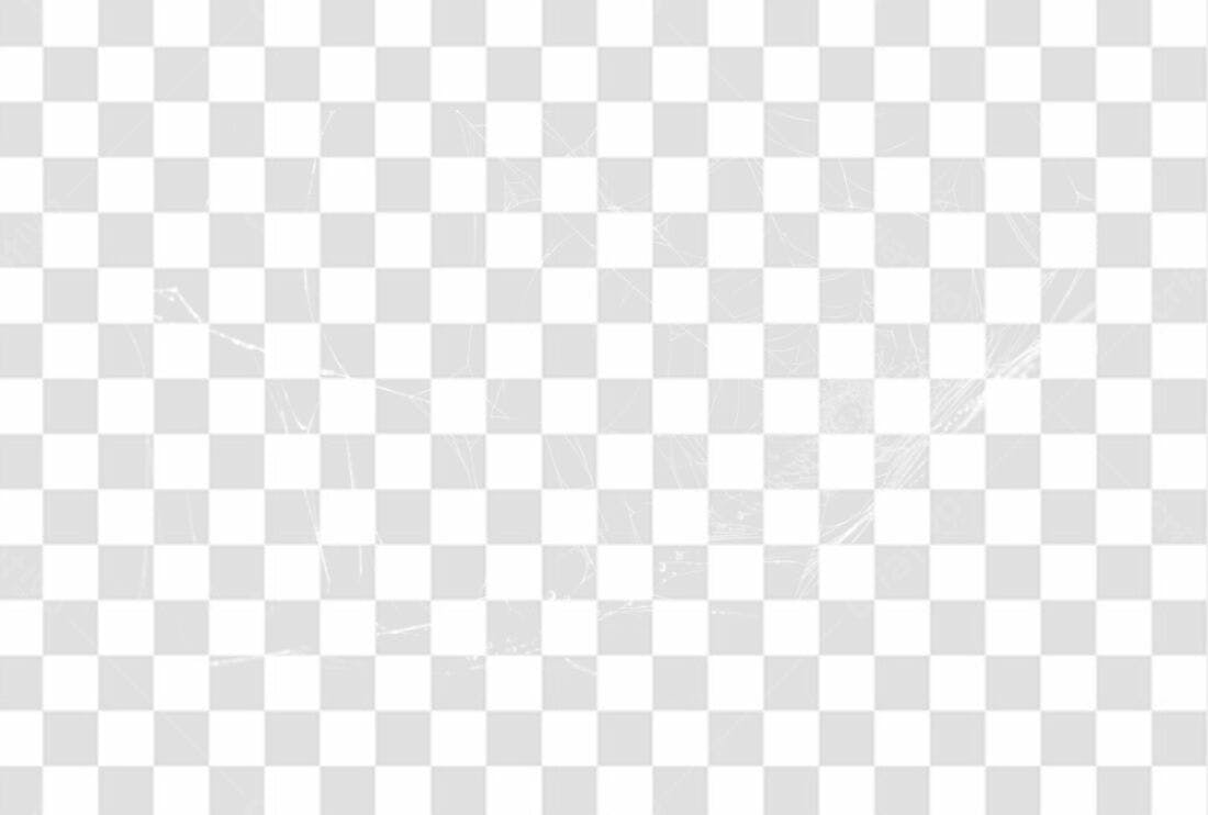 Overlay PNG com fundo transparente efeito rachadura