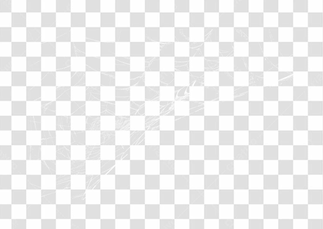 Overlay PNG com fundo transparente para efeitos de rachadura