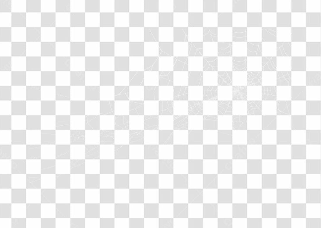 Banner Halloween Teia de Aranha PNG com fundo transparente