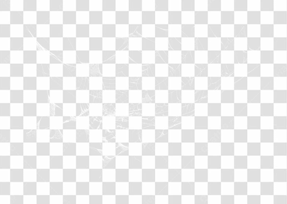 Overlay Teia de Aranha PNG com fundo transparente