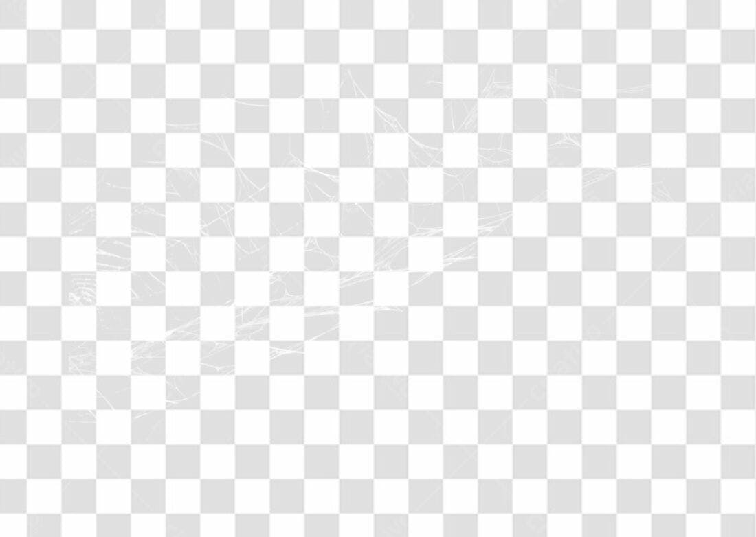 Overlay PNG com fundo transparente efeito rachadura
