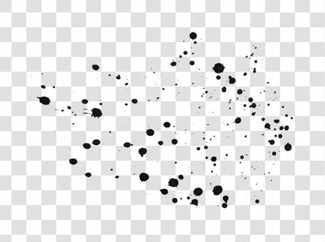 PNG Elementos gráficos abstratos em preto com fundo transparente