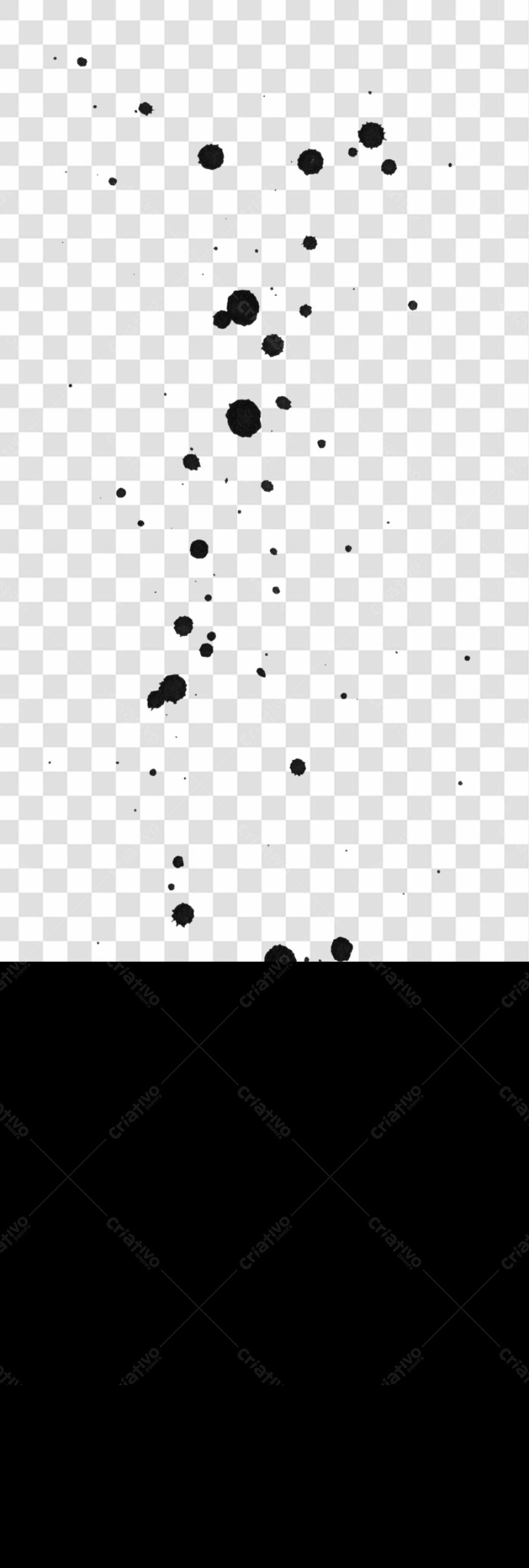 PNG Elementos Abstrato Gotas de Tinta com fundo transparente