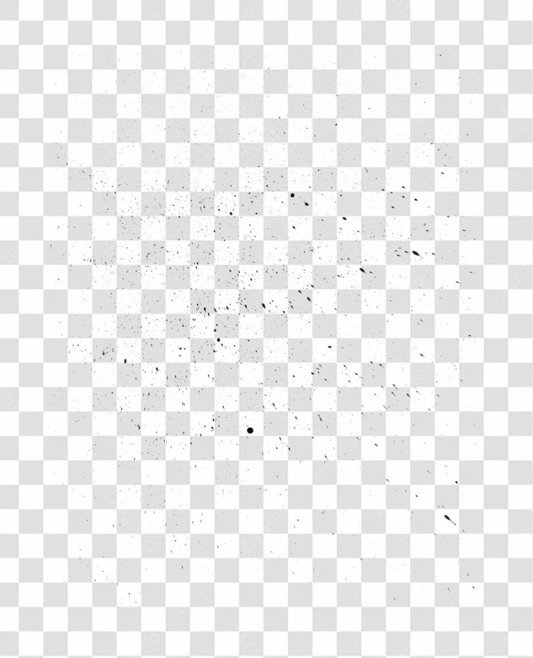 PNG Elemento Gráfico Textura Grunge Preto com fundo transparente