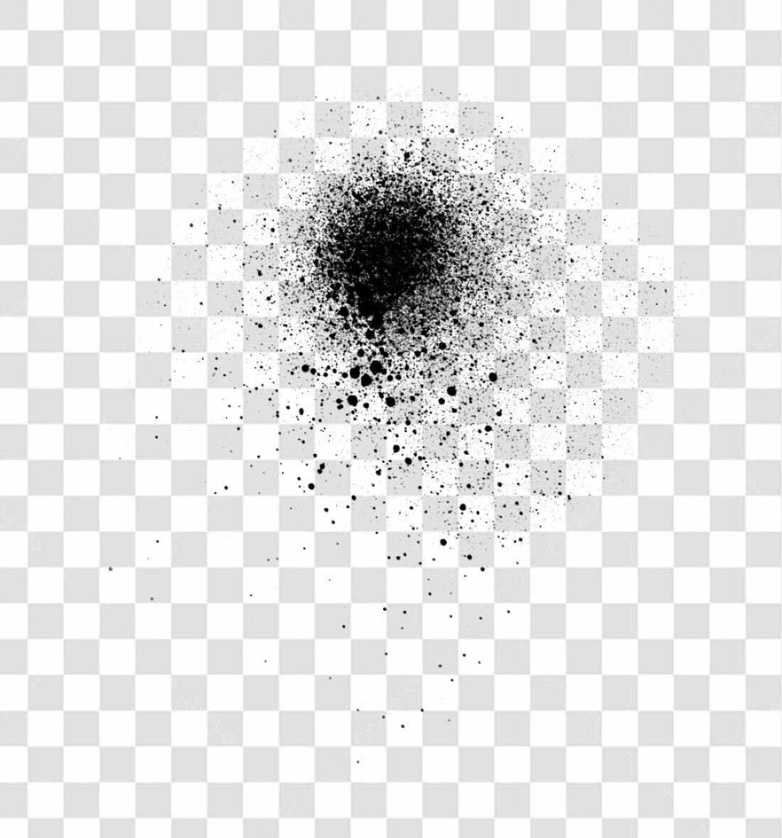 PNG Elemento gráfico abstrato preto com fundo transparente