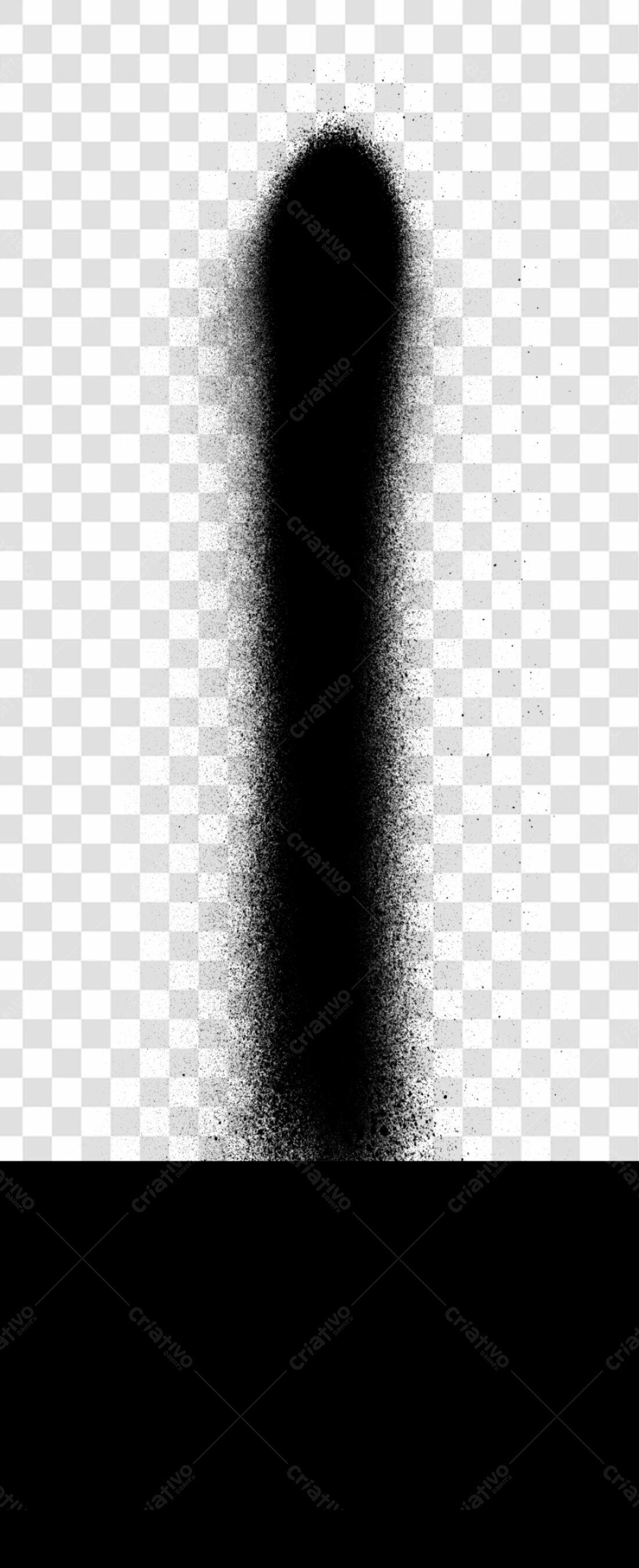 PNG Textura Spray Preto com fundo transparente