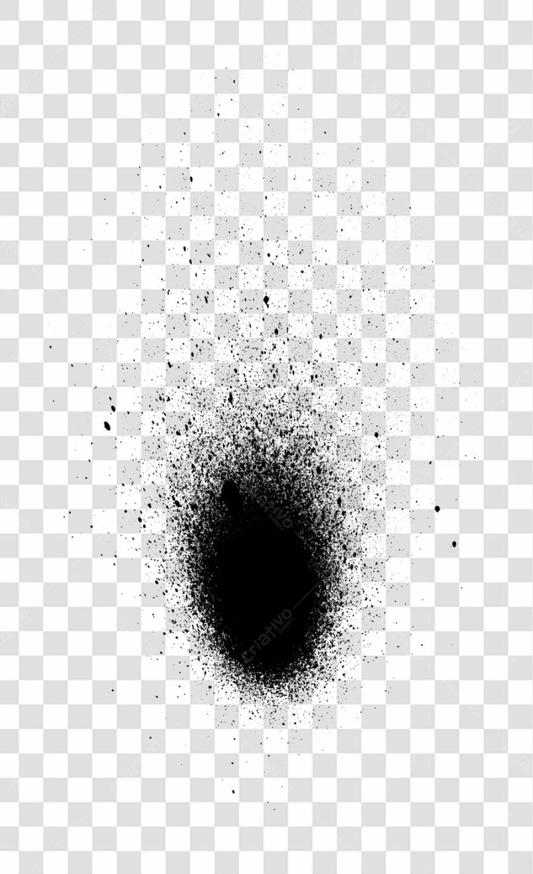 PNG Elemento gráfico abstrato preto com fundo transparente