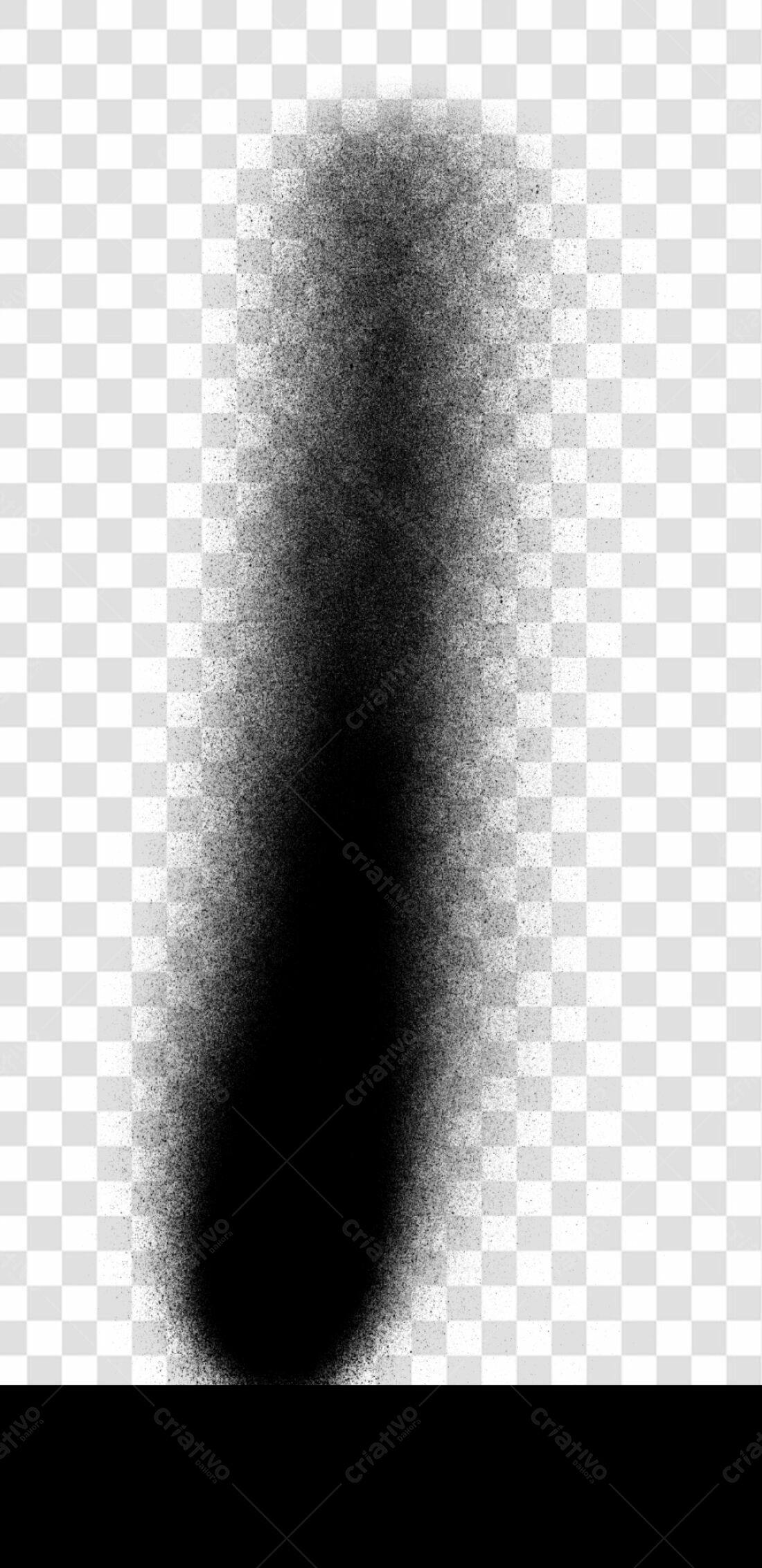 PNG textura spray preto fundo transparente