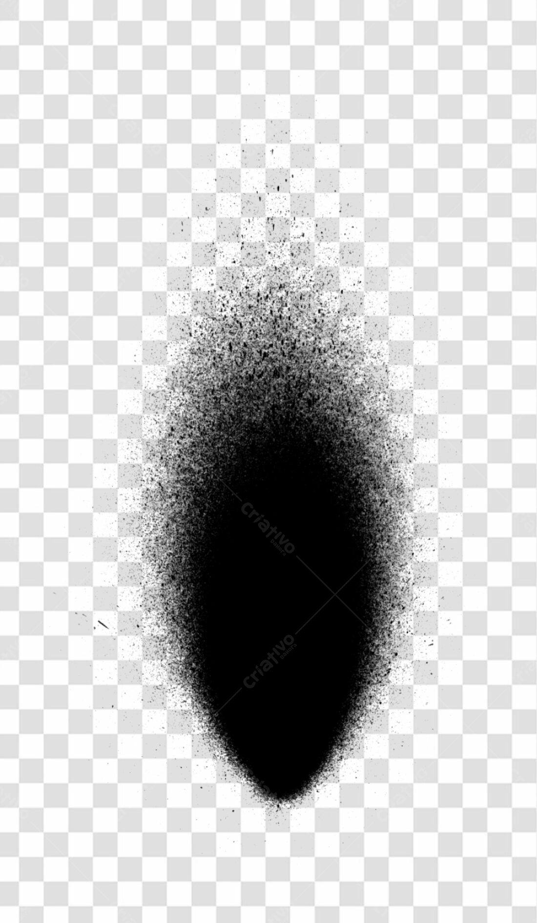 PNG Textura Spray Preto com fundo transparente