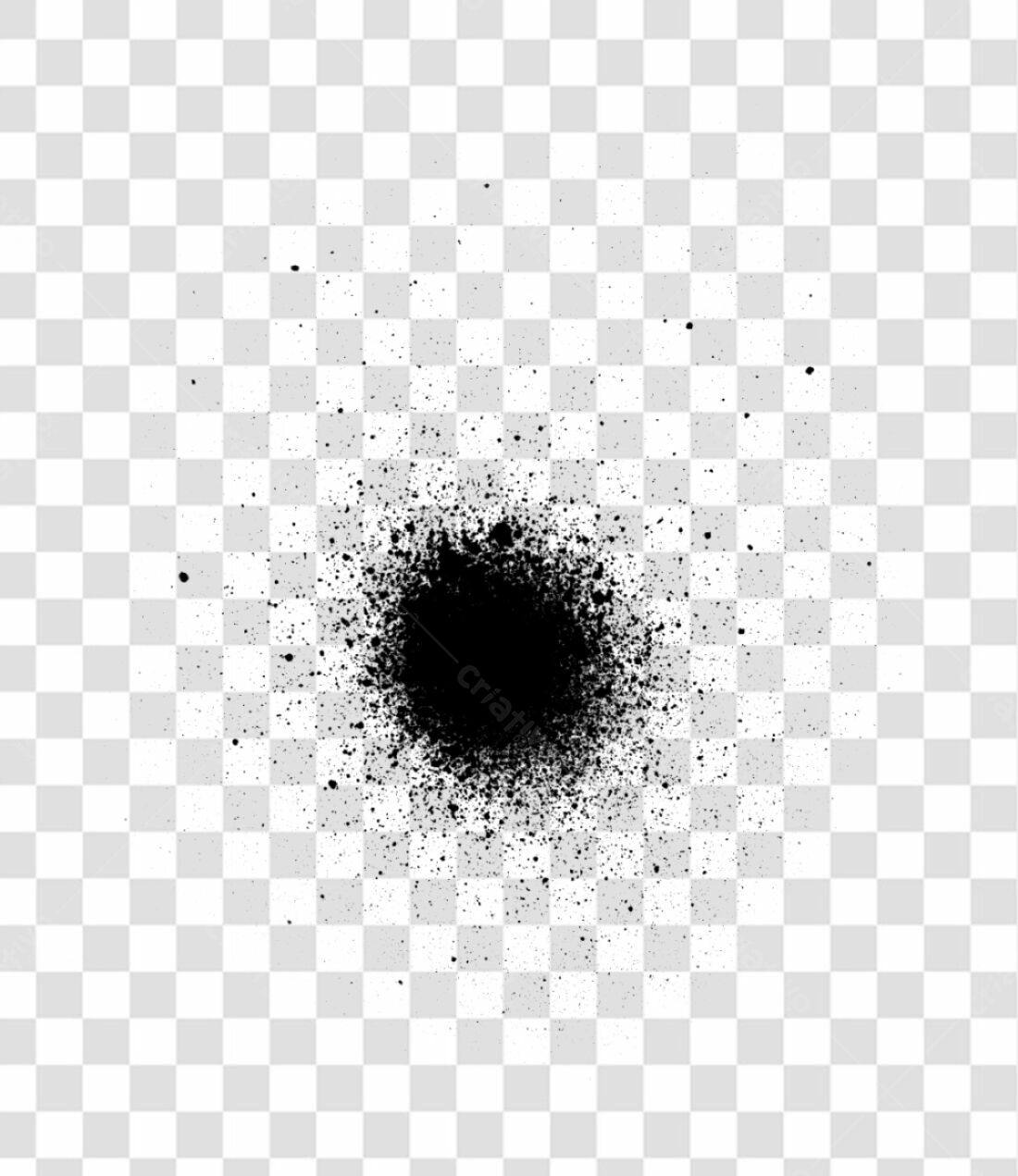 PNG Elemento gráfico abstrato preto com fundo transparente