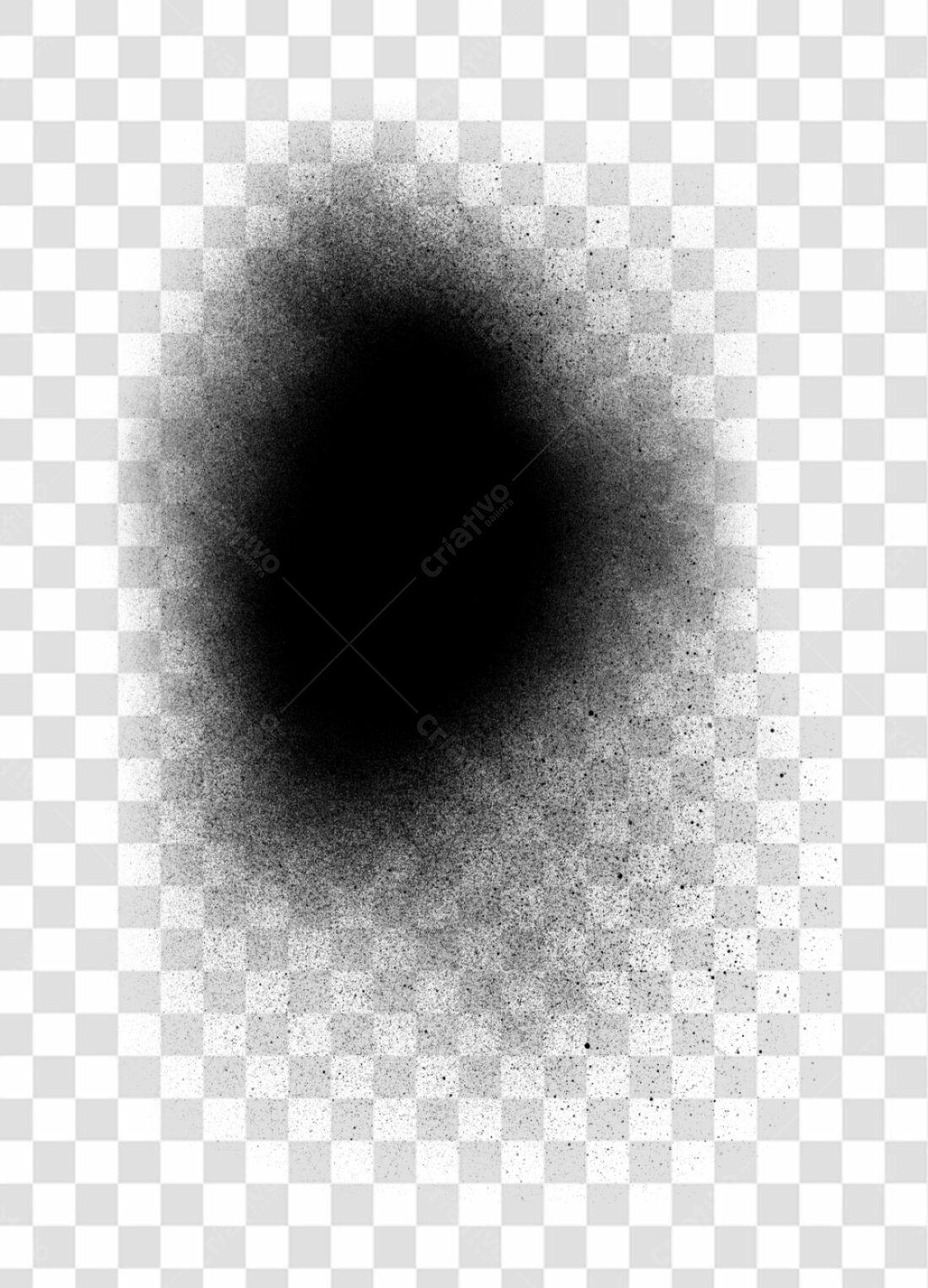 PNG Textura Spray Preto com fundo transparente