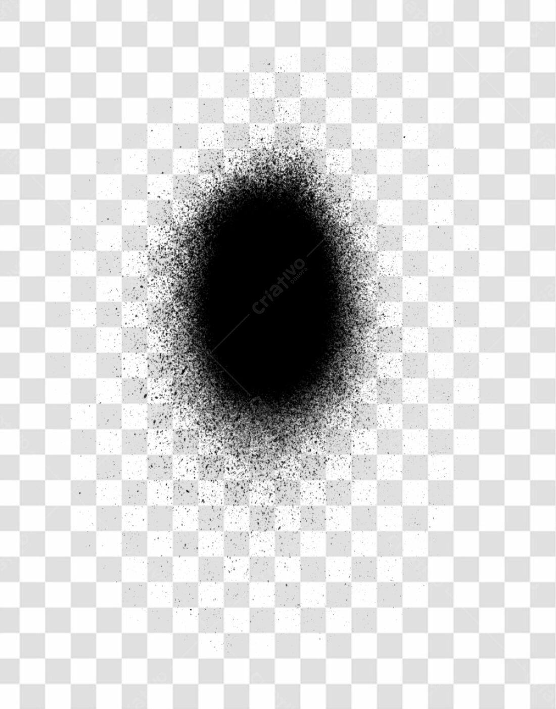 PNG Elemento gráfico spray preto com fundo transparente