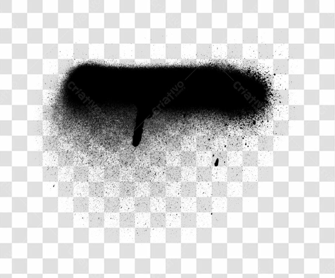 PNG Elemento gráfico abstrato preto com fundo transparente