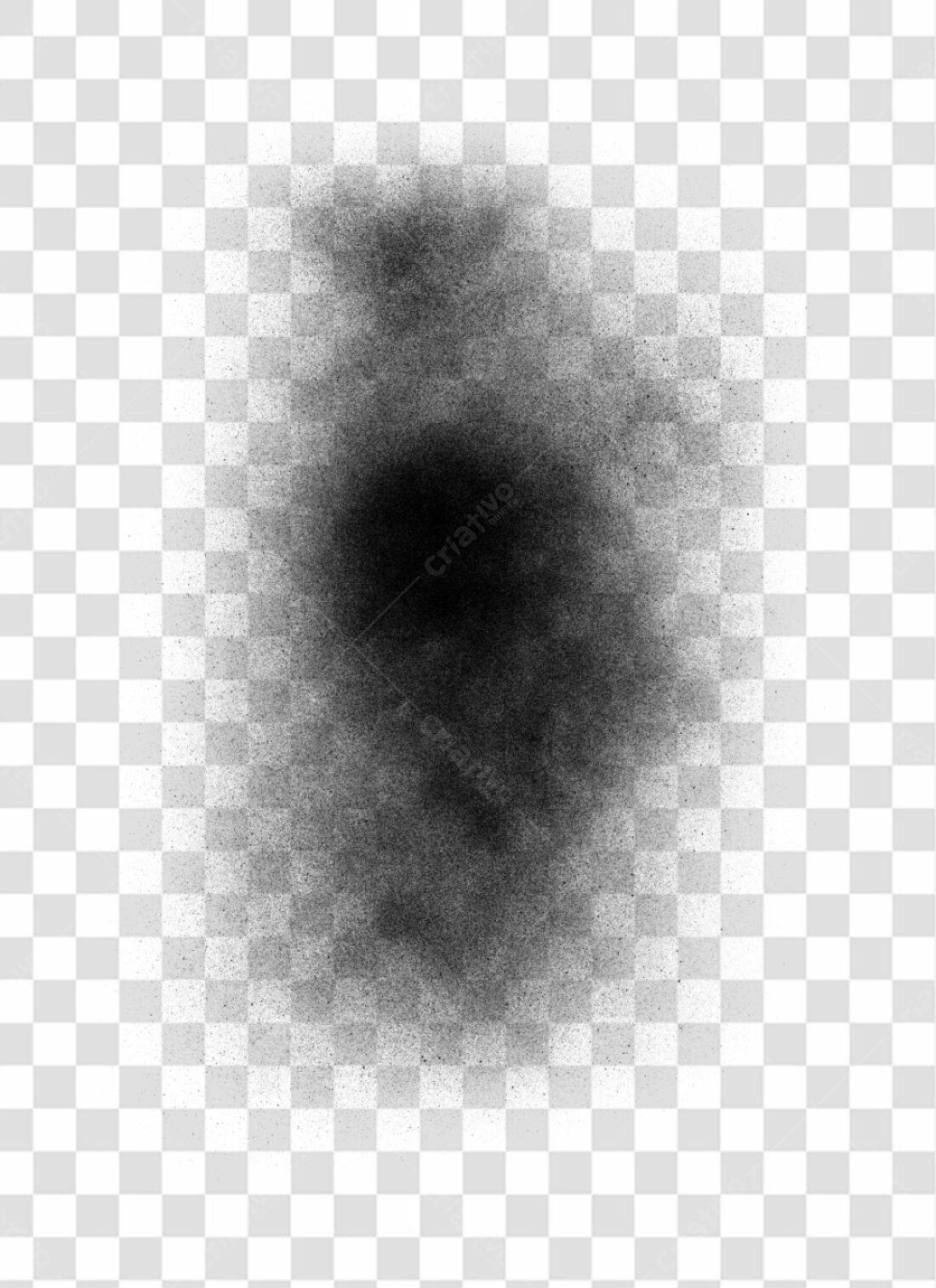 PNG Textura Abstrata em Preto com Fundo Transparente