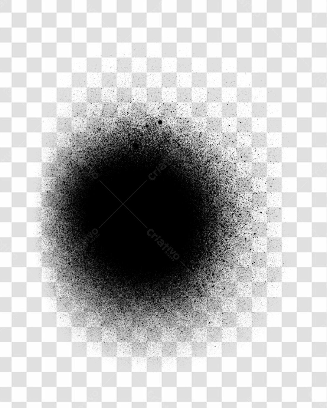 PNG Textura Spray Preto com fundo transparente