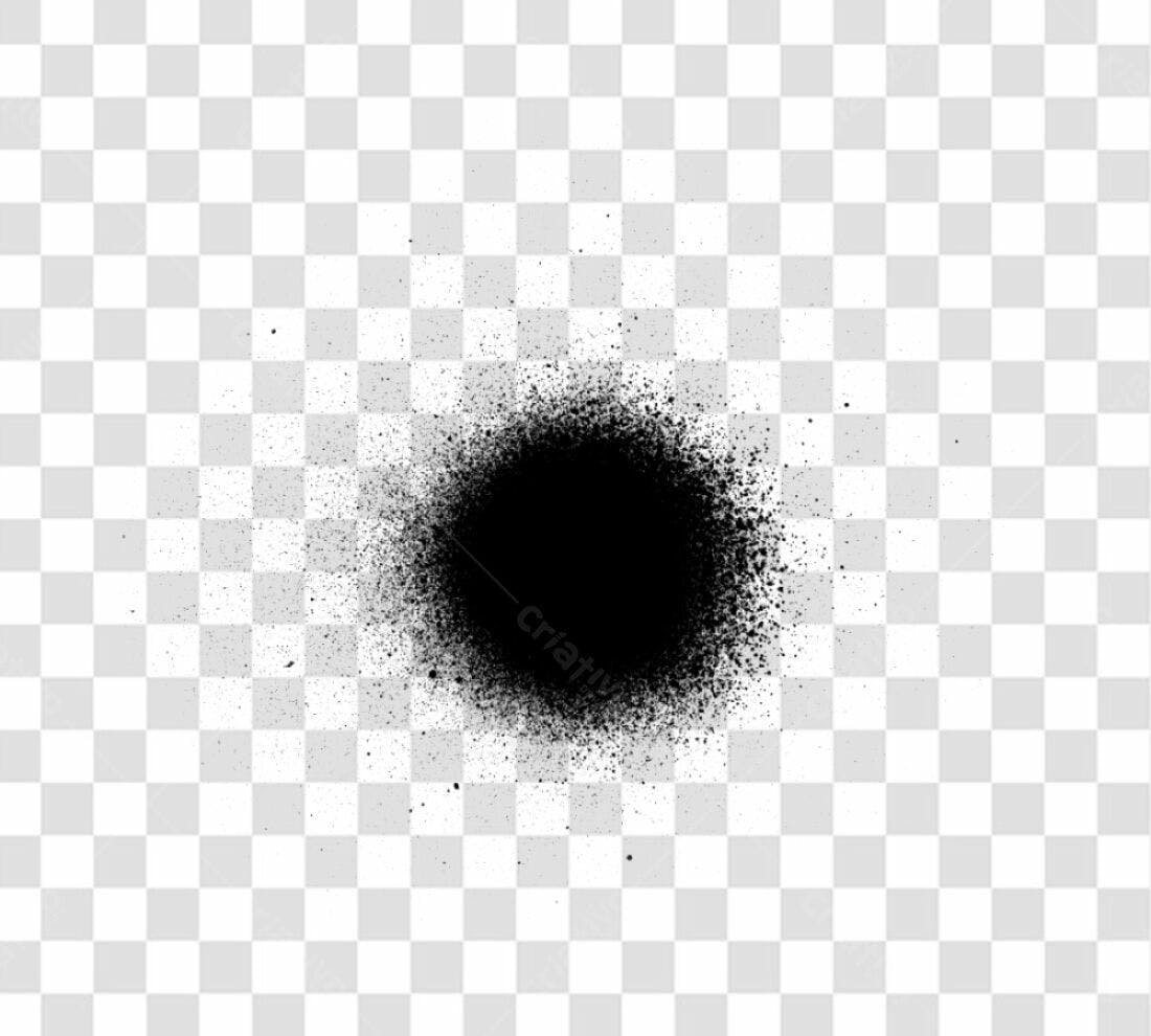 PNG Textura Abstrata Spray Preto com fundo transparente