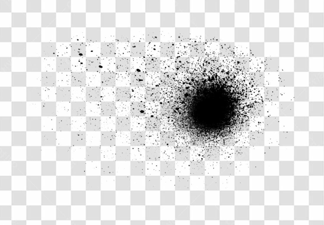 PNG Elemento gráfico abstrato em preto e branco com fundo transparente