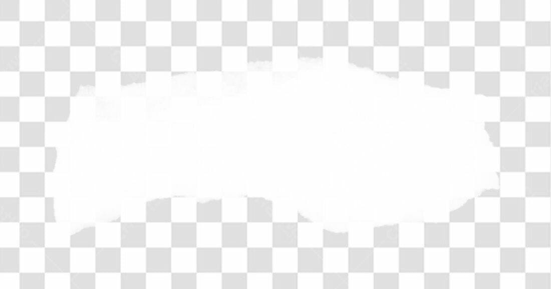 Banner abstrato branco PNG com fundo transparente