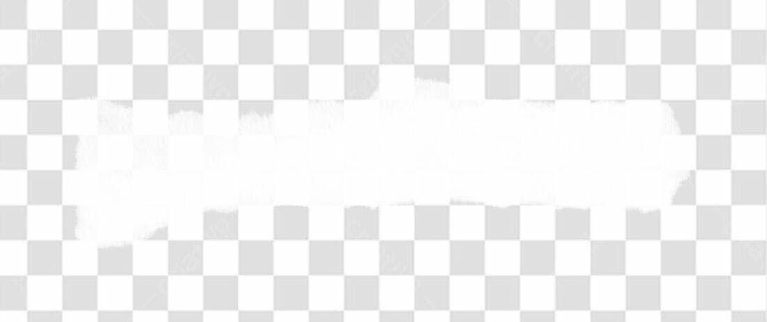 Banner abstrato branco PNG com fundo transparente