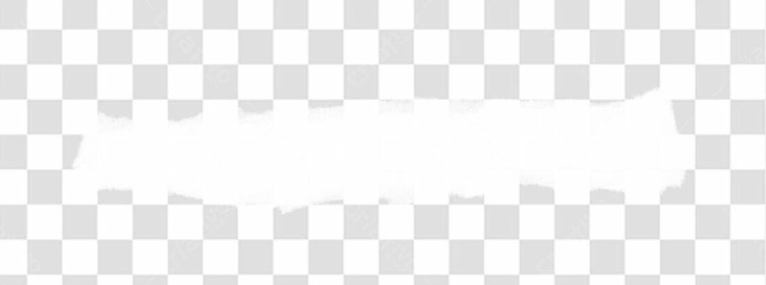 Banner abstrato branco PNG com fundo transparente