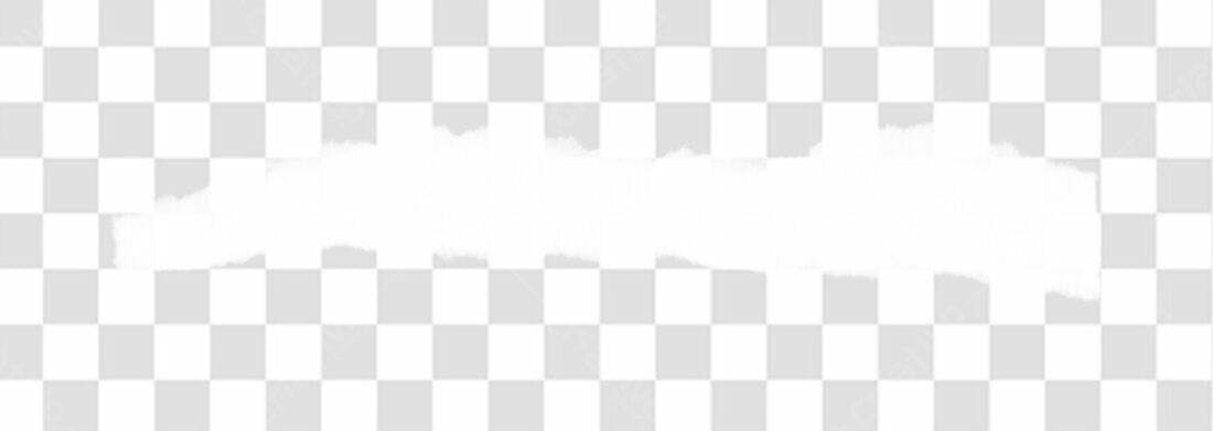 Banner abstrato branco PNG com fundo transparente
