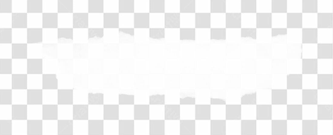 Banner rasgado PNG com fundo transparente