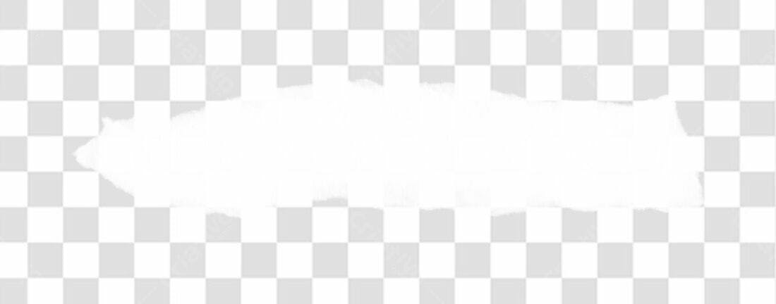 Banner abstrato branco PNG com fundo transparente