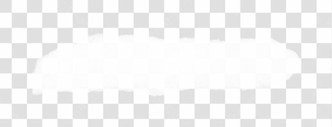 Banner abstrato branco PNG com fundo transparente