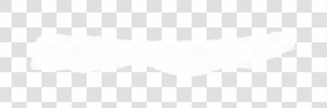 Banner rasgado PNG com fundo transparente