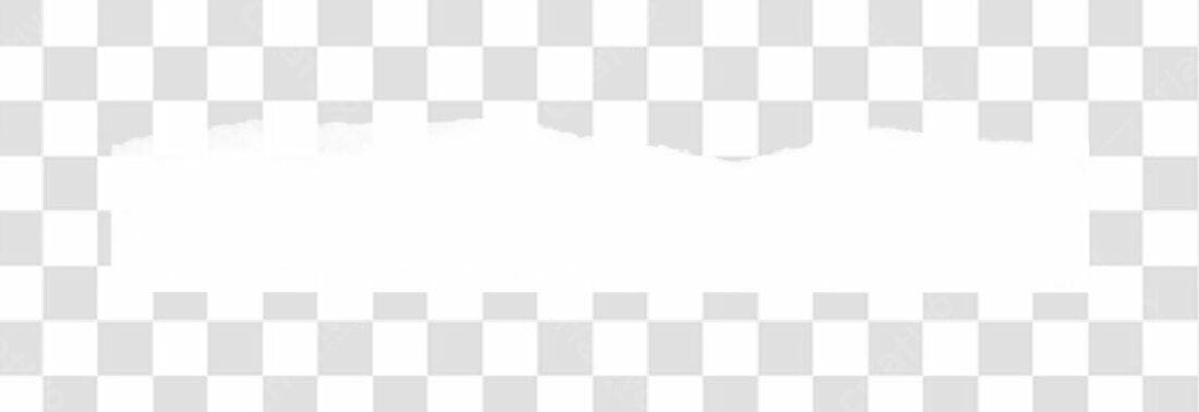 Banner para Destaque em branco PNG com fundo transparente