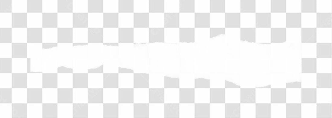 Banner rasgado PNG com fundo transparente