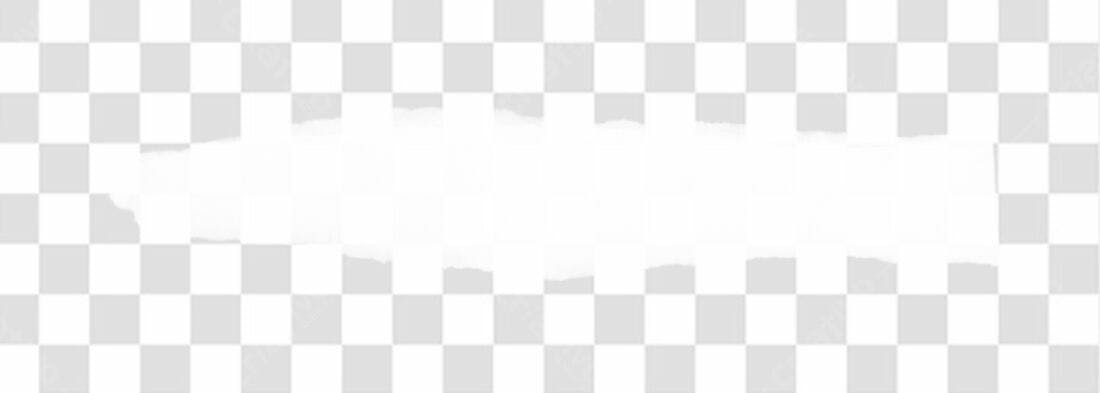 Banner rasgado PNG com fundo transparente