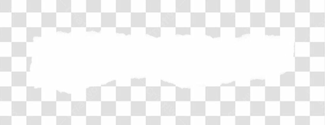 Banner rasgado PNG com fundo transparente