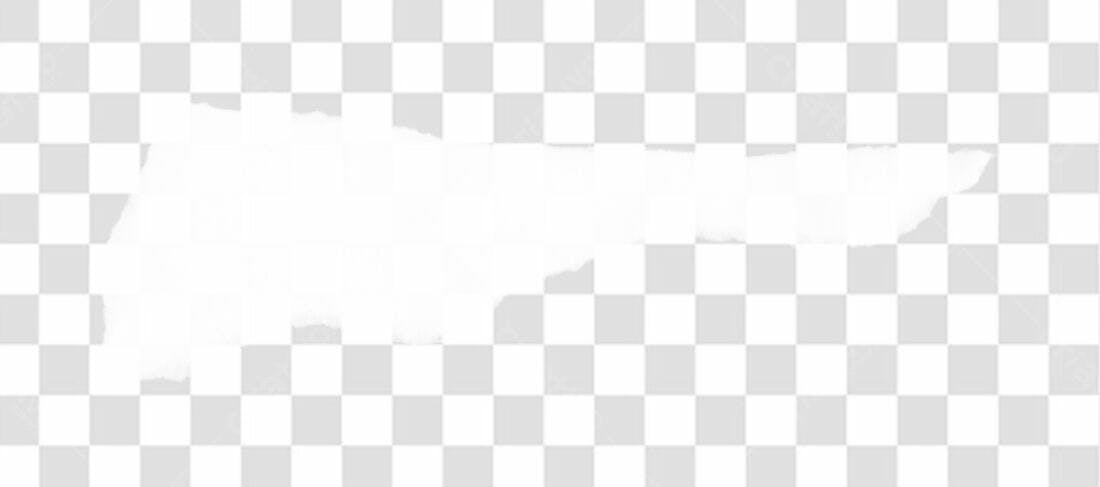 PNG Elemento de Design Rasgado Branco com fundo transparente
